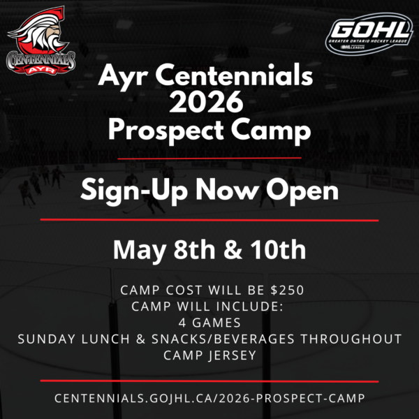 2026 Ayr Centennials Prospect Camp